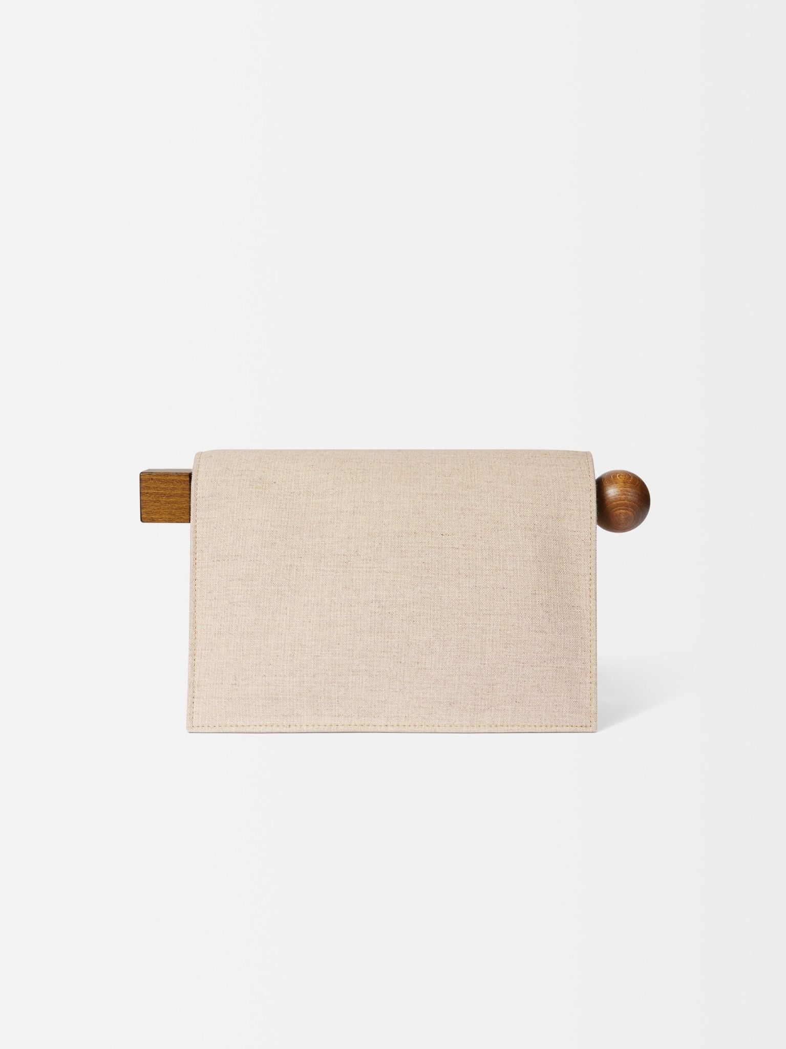  Túi Nữ Jacquemus Rond Carré Clutch 'Greige' 