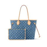  Túi Nữ Louis Vuitton Neverfull MM Tote Bag 'Denim Blue' 