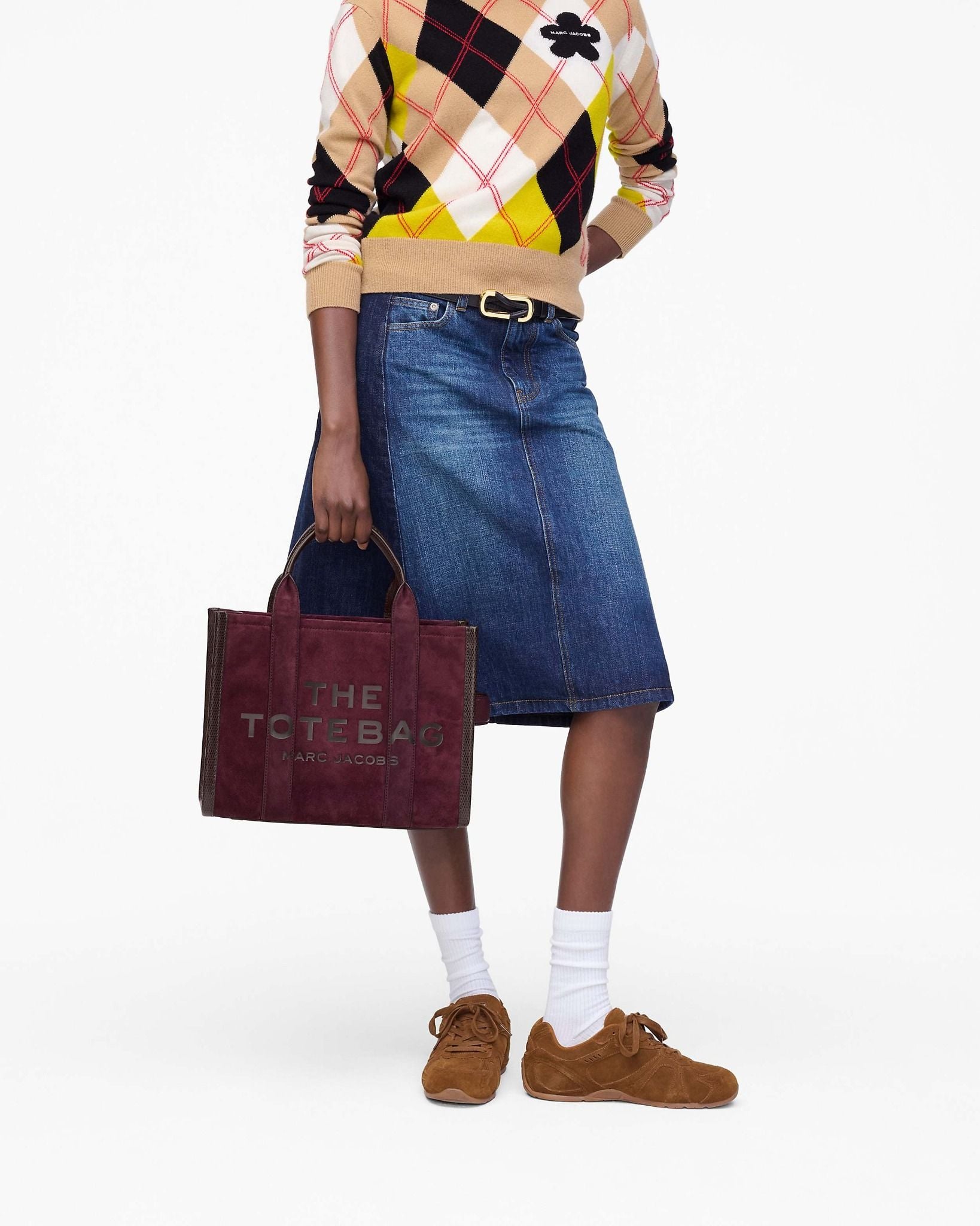  Túi Nữ Marc Jacobs Medium Tote Bag 'Dark Plum' 