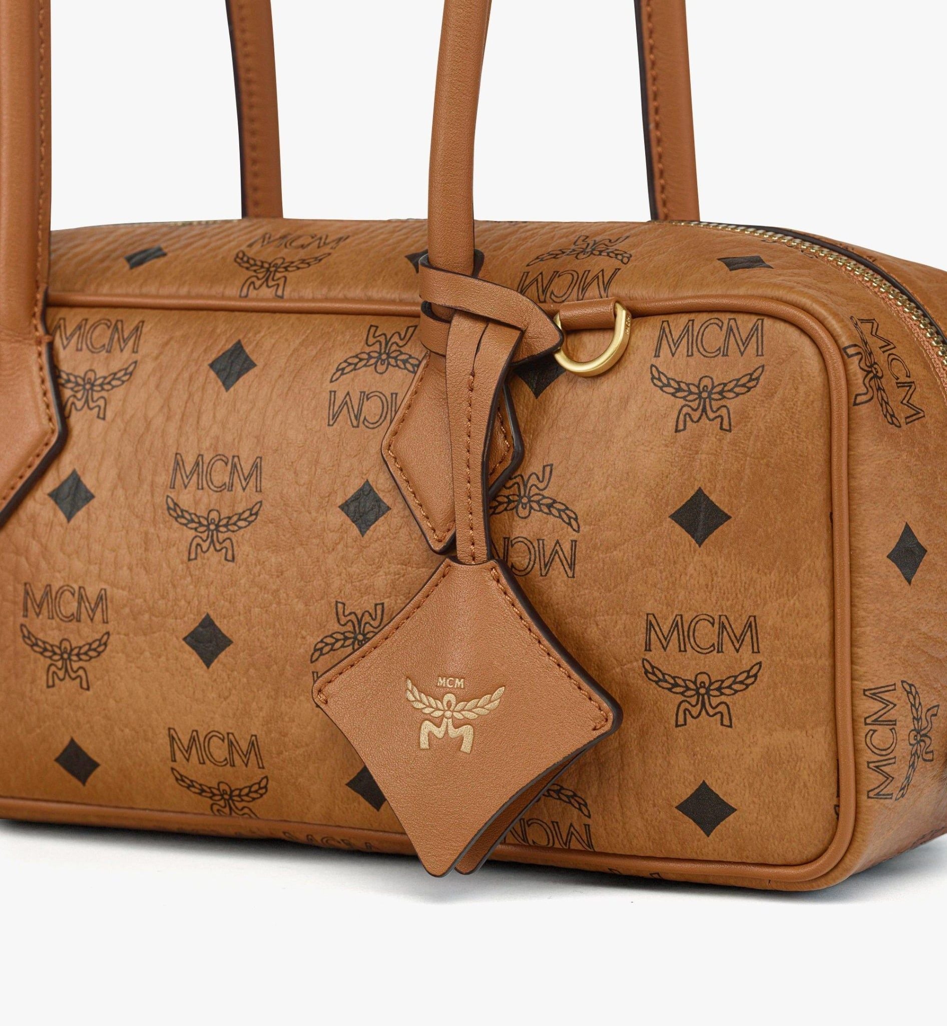  Túi Nữ MCM Aren East West Shoulder Bag 'Cognac' 