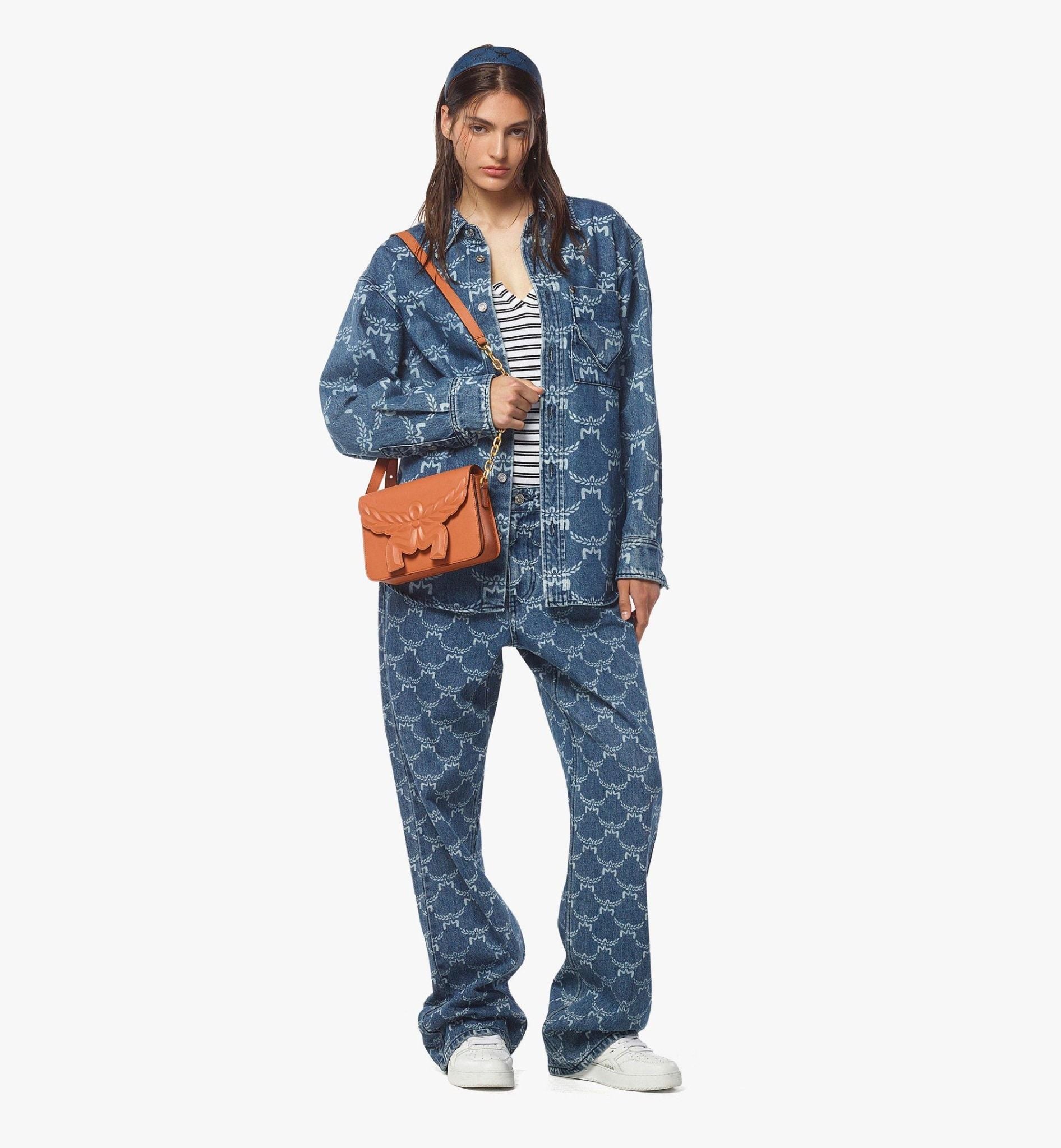  Túi Nữ MCM Himmel Laurel Crossbody 'Terracotta' 