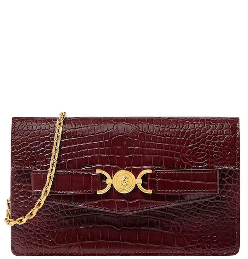  Túi Nữ Versace Medusa 95 Clutch 'Burgundy' 