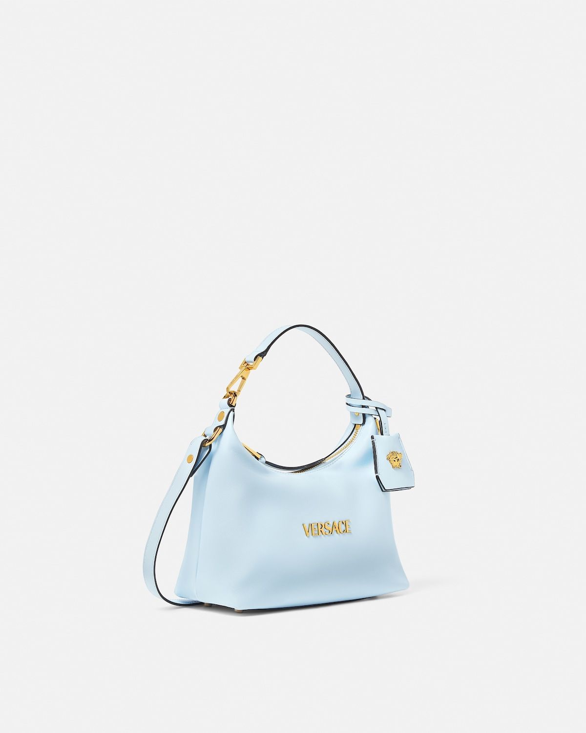  Túi Nữ Versace Tag Nappa Hobo Bag 'Blue' 