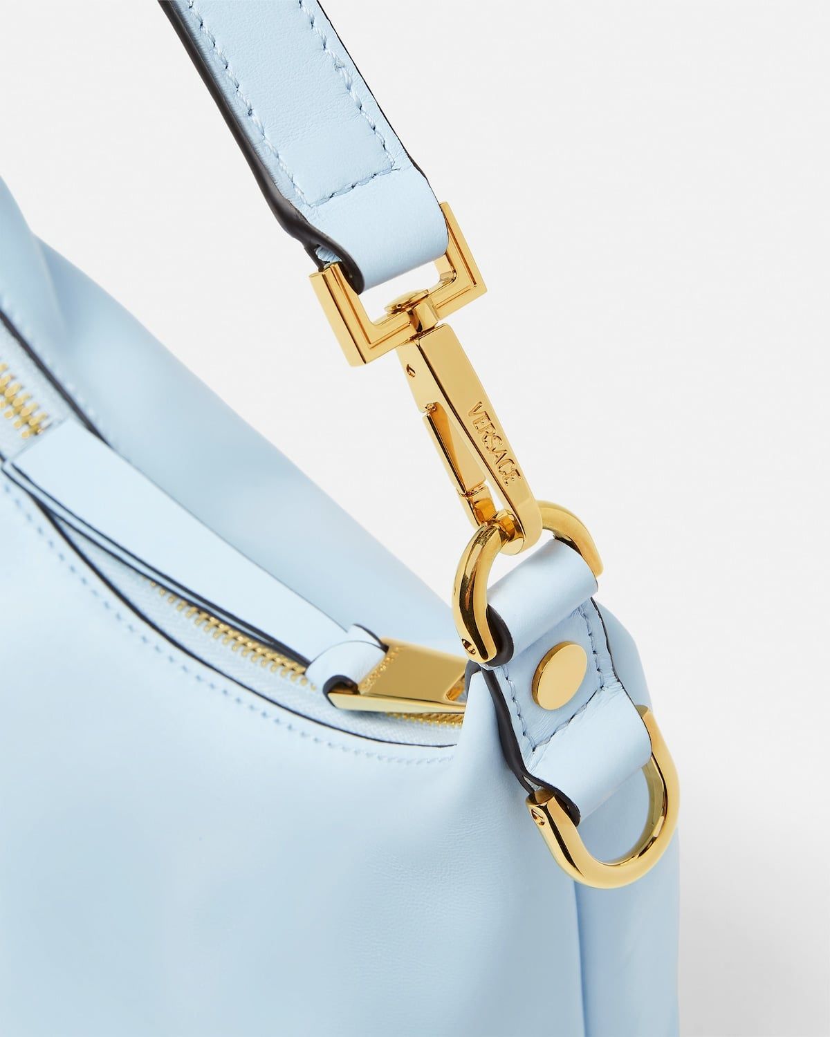  Túi Nữ Versace Tag Nappa Hobo Bag 'Blue' 