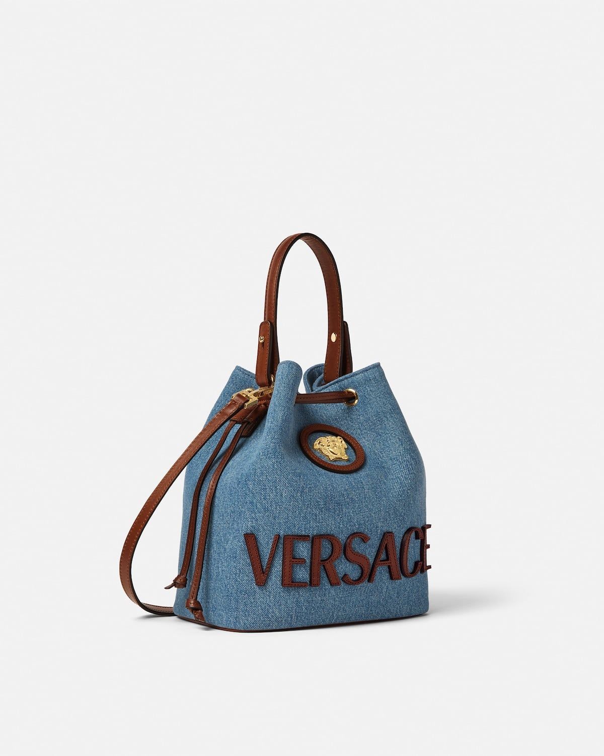  Túi Versace La Medusa Bucket Bag 'Denim' 