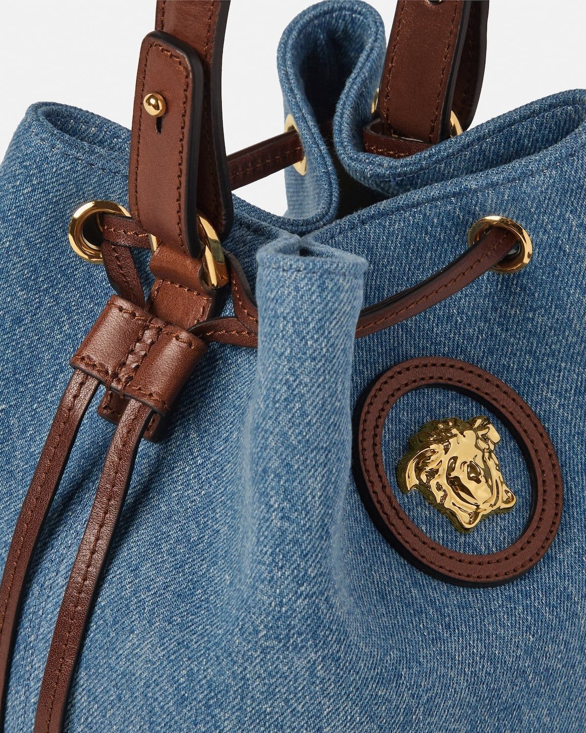  Túi Versace La Medusa Bucket Bag 'Denim' 
