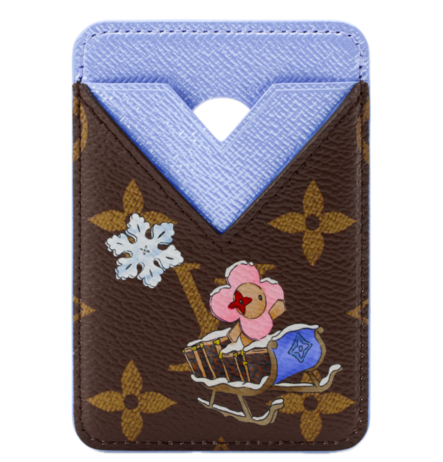  Ví Louis Vuitton Magnet Card Holder 'Monogram Blue Frost' 