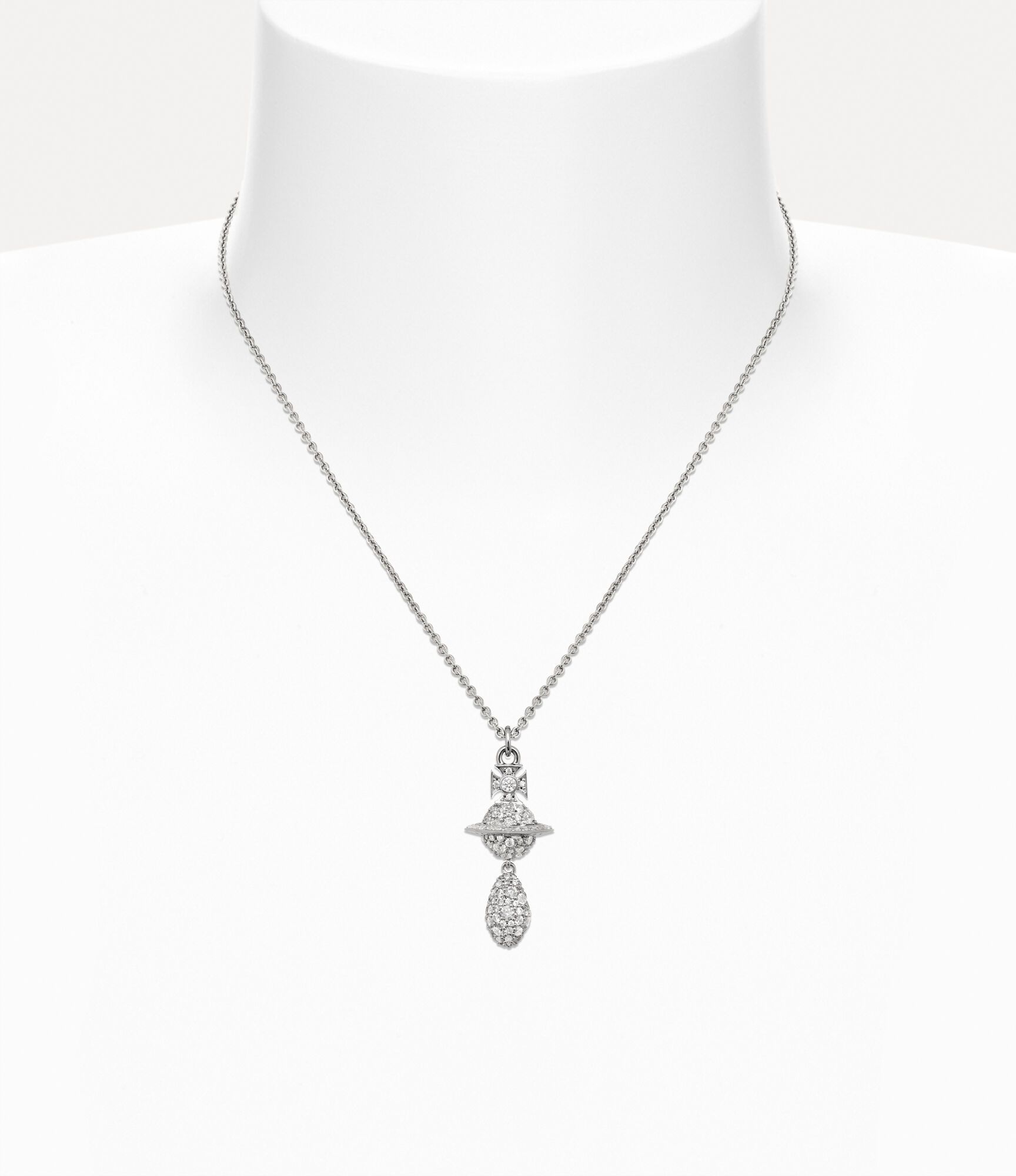  Vòng Cổ Nữ Vivienne Westwood Circe Orb 'White' 