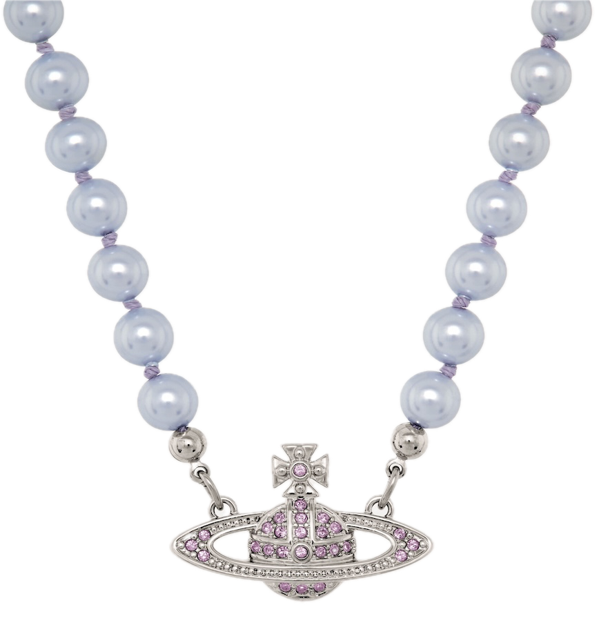  Vòng Cổ Nữ Vivienne Westwood Mini Bas 'Lavender' 