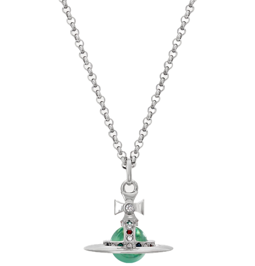  Vòng Cổ Nữ Vivienne Westwood Tiny Orb 'Green' 