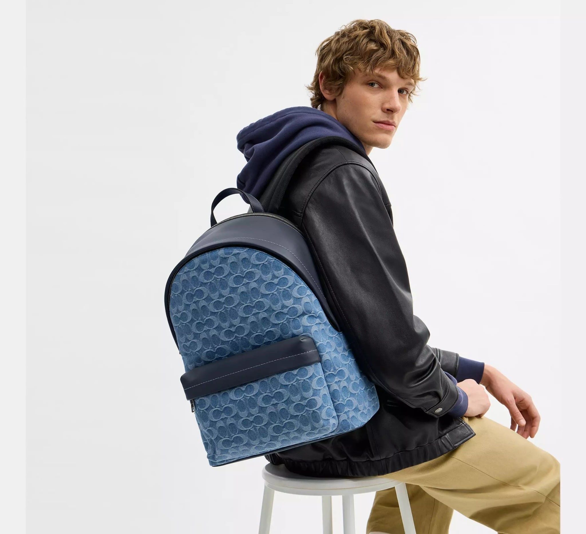  Balo Coach Taylor Backpack 'Blue' 