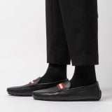  Giày Nam Bally Leather Loafer 'Black' 