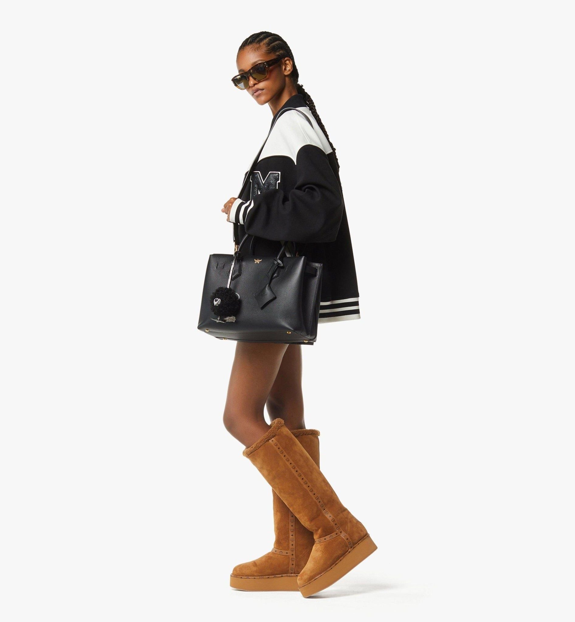  Túi Nữ MCM Milla Tote 'Black' 