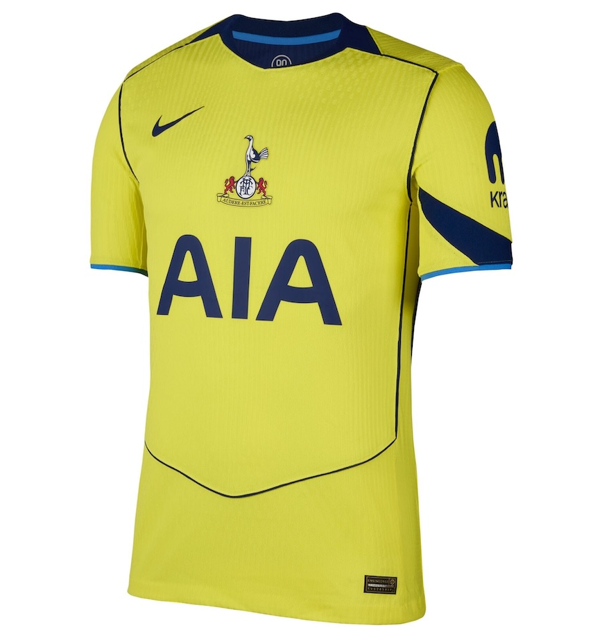  Áo Nike Tottenham 2025/26 'Yellow' 