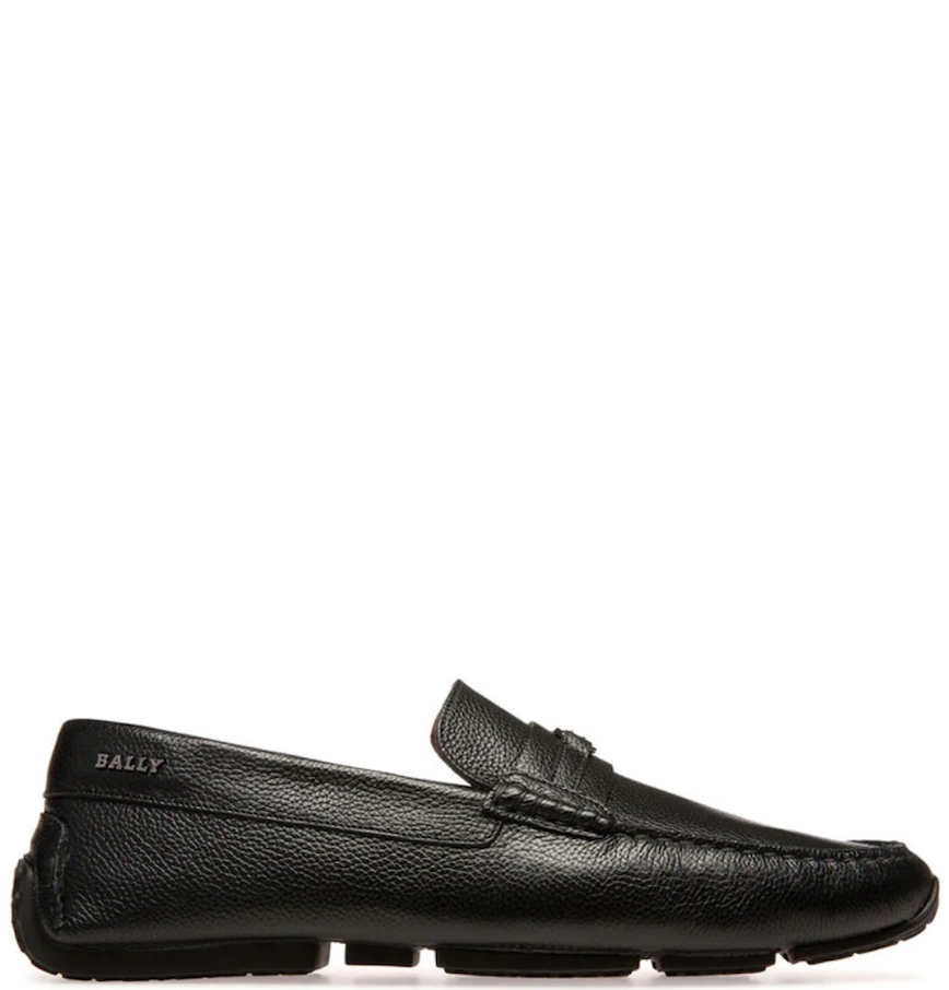  Giày Nam Bally Loafer Leather 'Black' 
