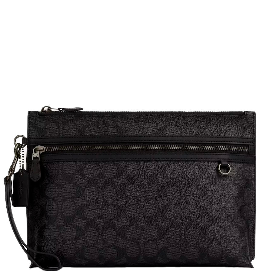  Túi Coach Carry All Pouch 'Black' 