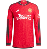  Áo Adidas Manchester United 23/24 Long Sleeve Home Jersey 'Red' 
