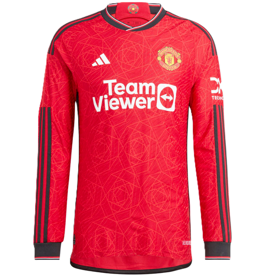  Áo Adidas Manchester United 23/24 Long Sleeve Home Jersey 'Red' 