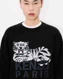  Áo Kenzo Happy Tiger Embroidered Sweatshirt 'Black' 