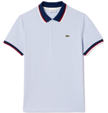  Áo Lacoste Regular Fit Contrast Collar Polo 'White Blue' 