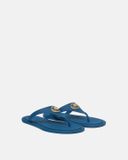  Dép Nữ Versace Alia Rubber Flat Sandals 'Blue' 