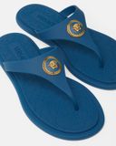  Dép Nữ Versace Alia Rubber Flat Sandals 'Blue' 