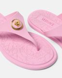 Dép Nữ Versace Alia Rubber Flat Sandals 'Pink' 