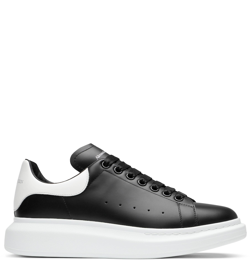  Giày Nam Alexander McQueen Oversized Sneaker 'Black' 