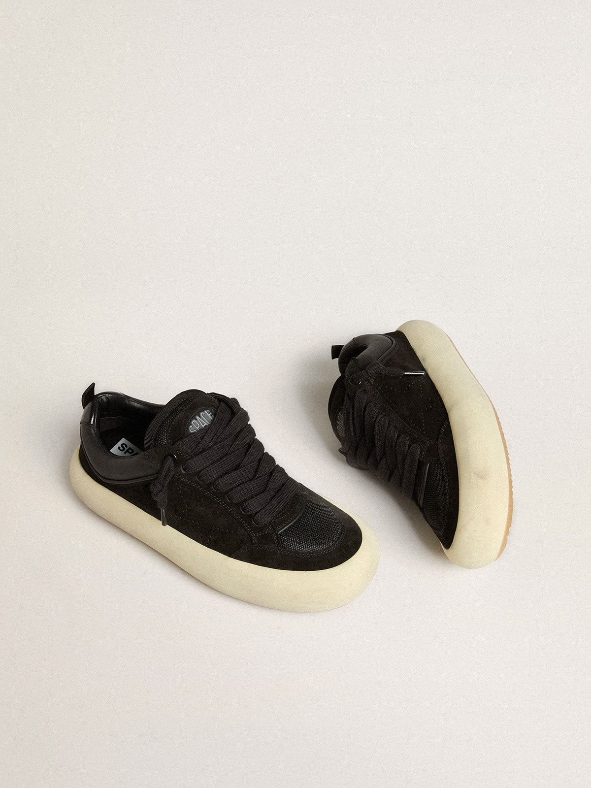  Giày Nam Golden Goose Space-Star Cube 'Black' 