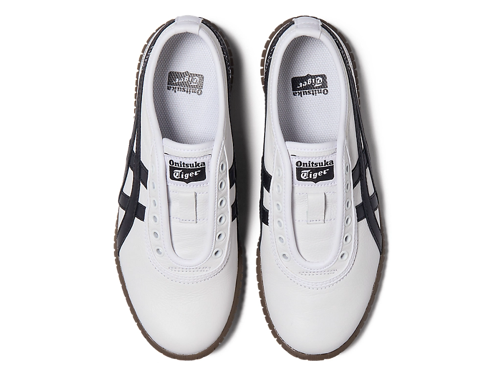  Giày Nam Onitsuka Tiger Tsunahiki Slip-On 'White Black' 