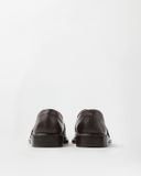  Giày Nam Versace Primo Leather Loafers 'Brown' 