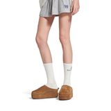  Giày Nữ Balenciaga Alaska Soft Platform Mule 'Brown' 