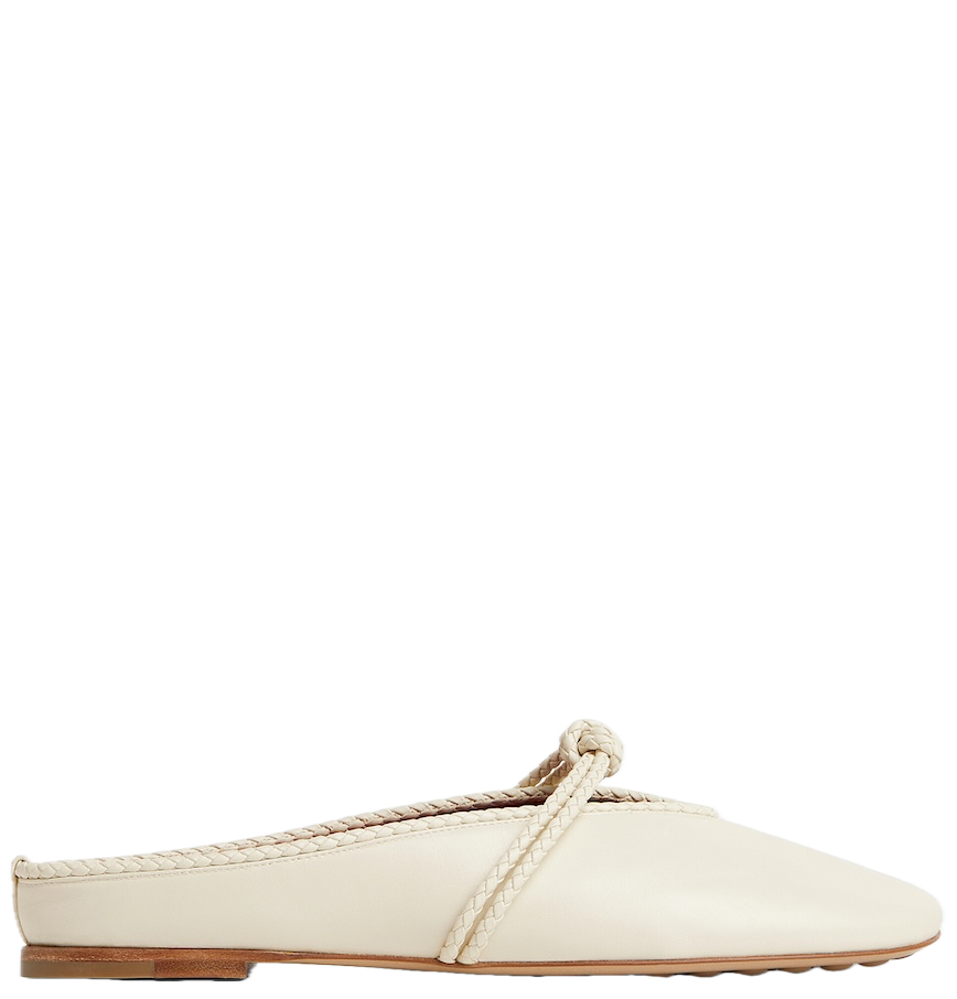  Giày Nữ Bottega Veneta Rosa Mary-Jane Ballerina 'Salt' 