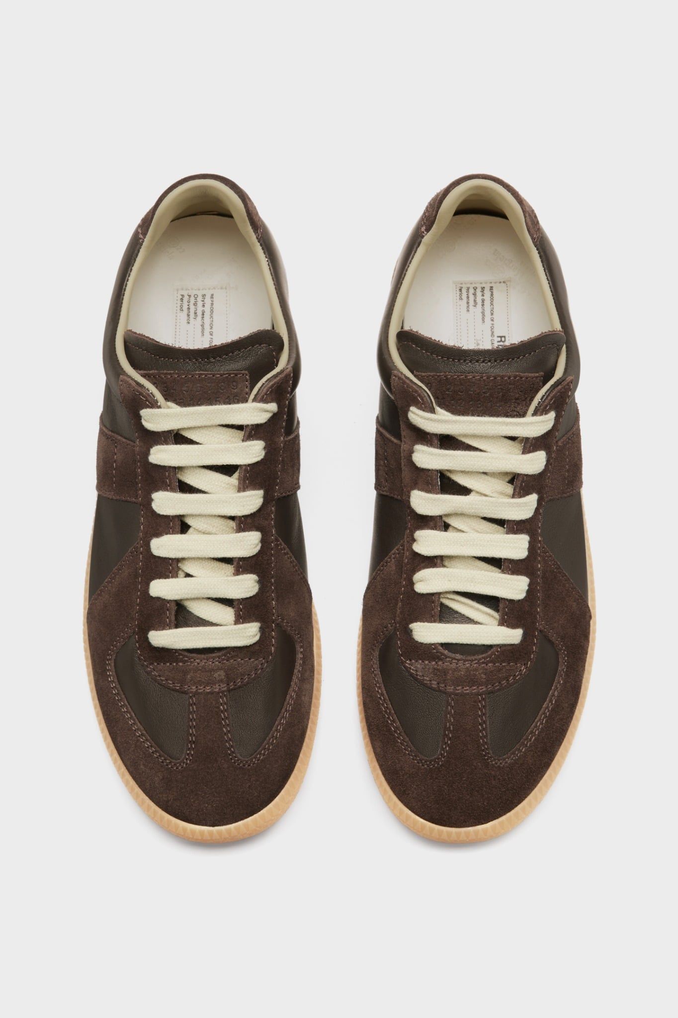  Giày Nữ Maison Margiela Replica Sneakers 'Brown' 