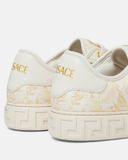  Giày Nữ Versace Greca Printed Trainers 'Beige' 