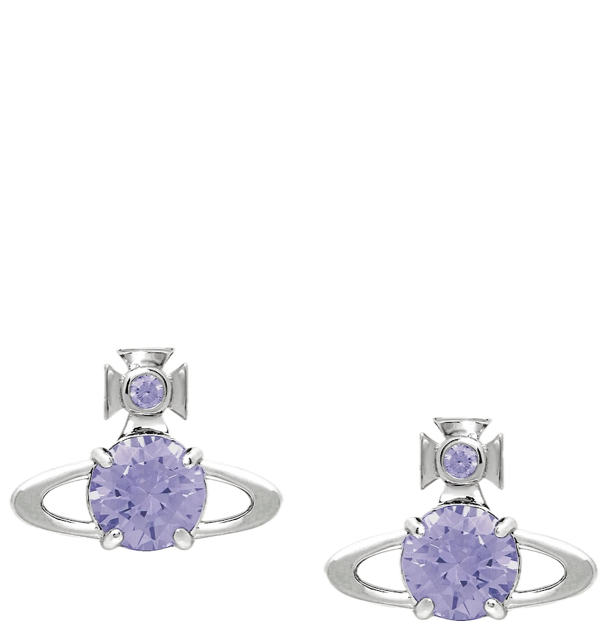  Khuyên Tai Nữ Vivienne Westwood Reina Large 'Lavender' 