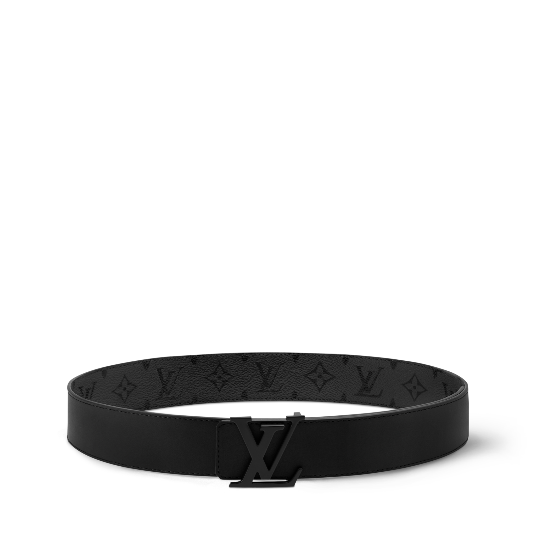  Thắt Lưng Nam Louis Vuitton LV Initials Midnight 40MM 'Black' 