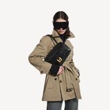  Túi Nữ Balenciaga Hourglass Flat Bowling Bag 'Black' 