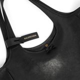  Túi Nữ Balenciaga Laundrette Tote Bag Medium 'Black' 