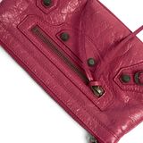 Túi Nữ Balenciaga Le City Pouch On Strap 'Framboise' 