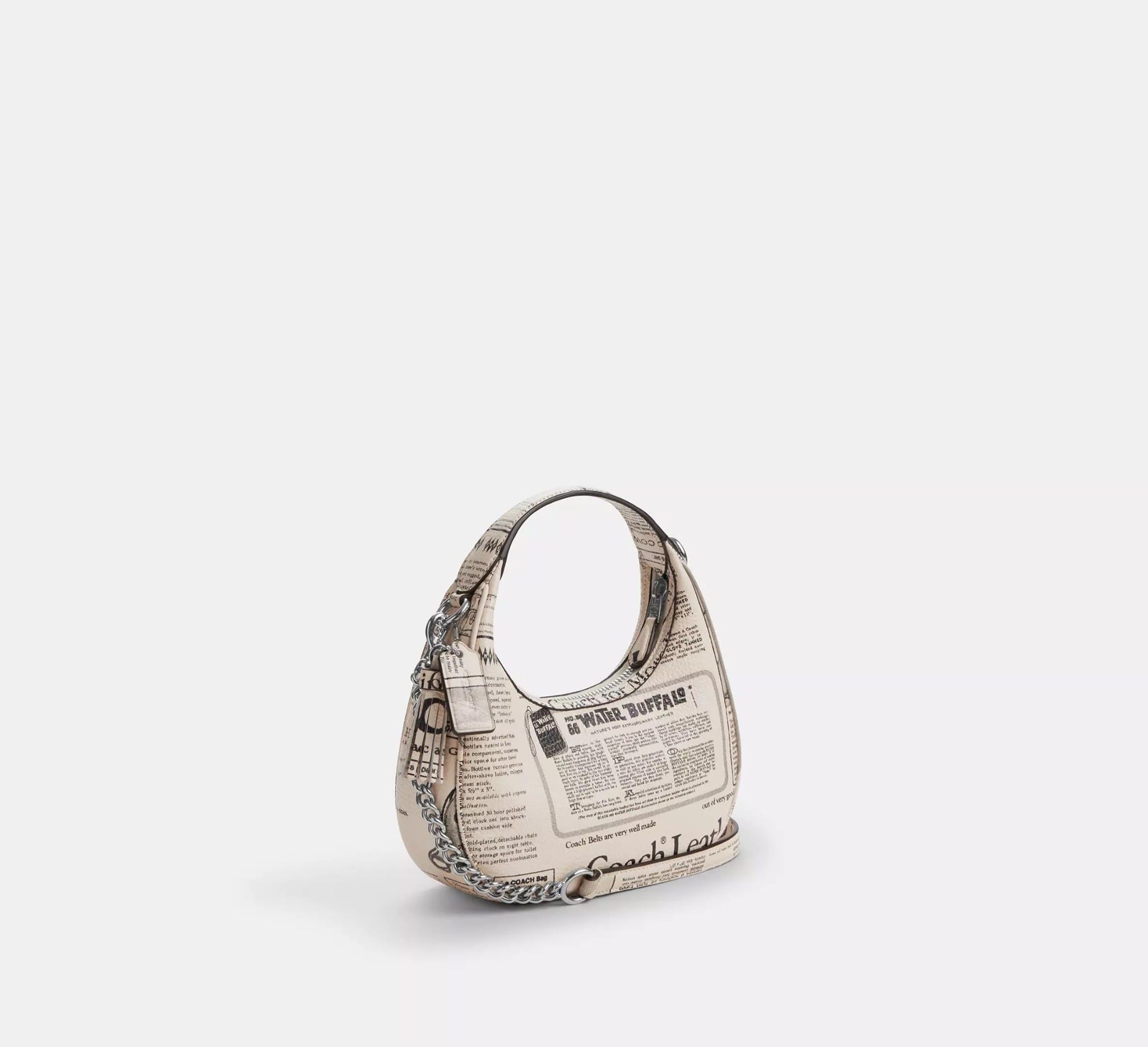  Túi Nữ Coach Carmen Mini Crossbody Bag 'Newspaper Print' 