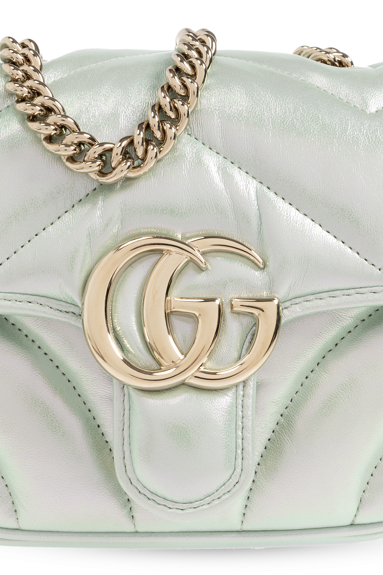  Túi Nữ Gucci GG Marmont Mini Crossbody Bag 'Green' 