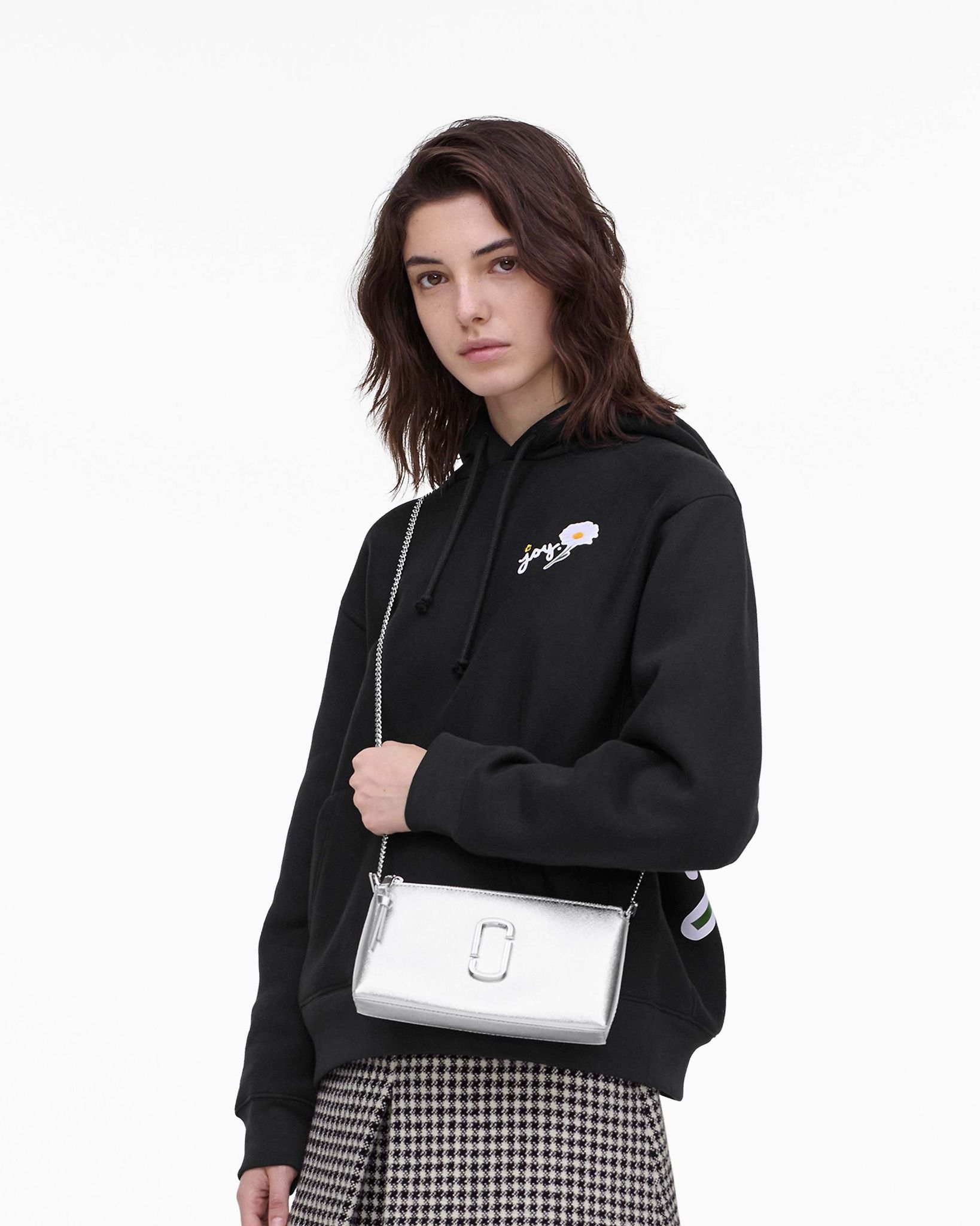  Túi Nữ Marc Jacobs Convertible Shoulder Bag 'Silver' 