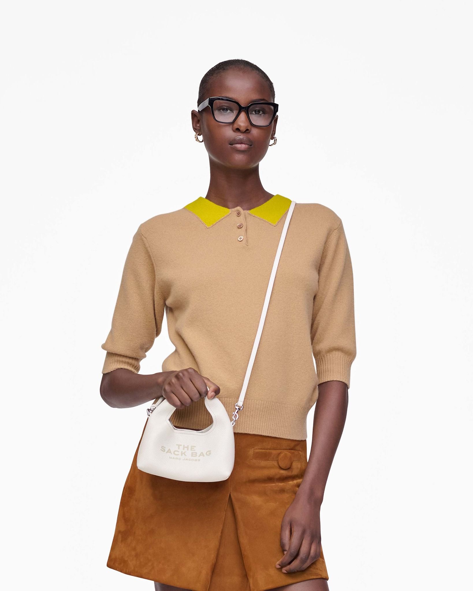  Túi Nữ Marc Jacobs Micro Crossbody Sack Bag 'White' 