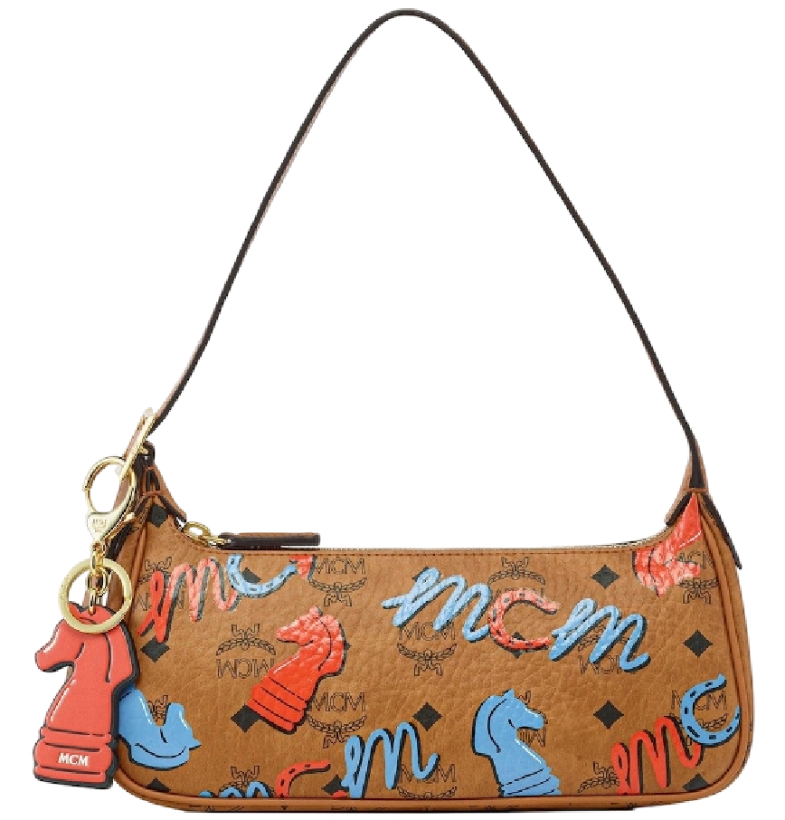  Túi Nữ MCM Year Of The Horse Aren Shoulder Bag 'Cognac' 