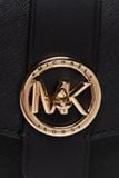 Túi Nữ Michael Kors Greenwich Medium Saffiano 'Black' 