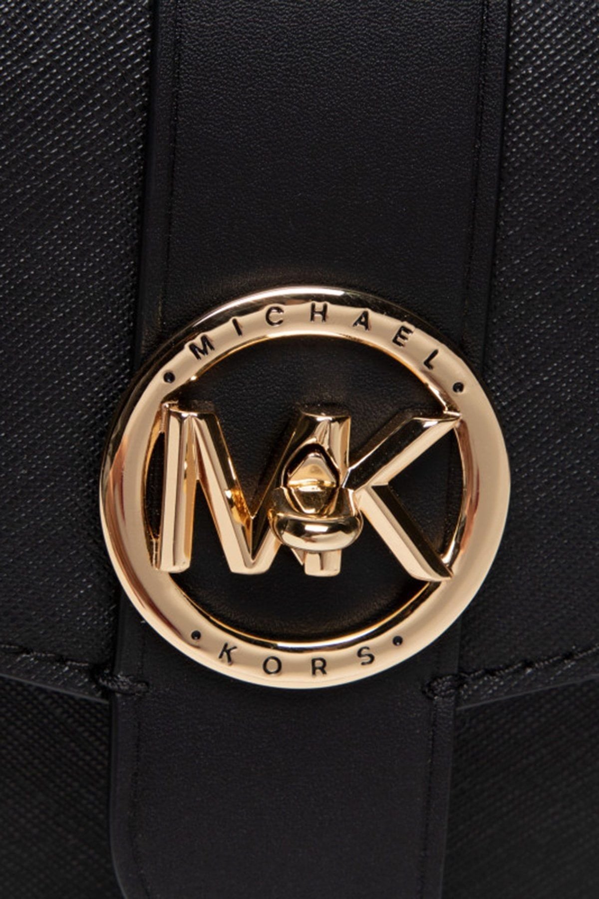 Túi Nữ Michael Kors Greenwich Medium Saffiano 'Black' 