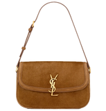  Túi Nữ Saint Laurent Solferino Small In Suede 'Caramel' 
