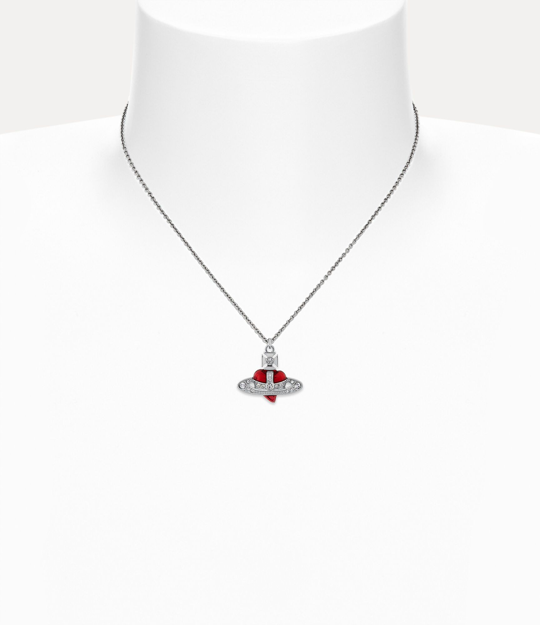  Vòng Cổ Nữ Vivienne Westwood Diamante Heart 'Red' 
