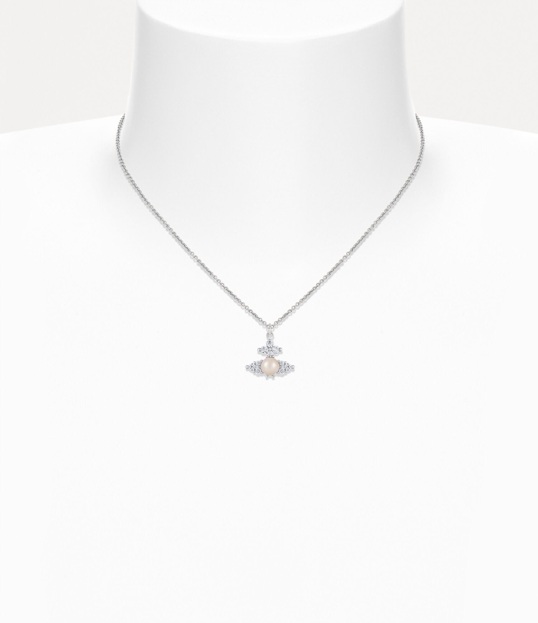  Vòng Cổ Nữ Vivienne Westwood Feodora Pendant 'White' 